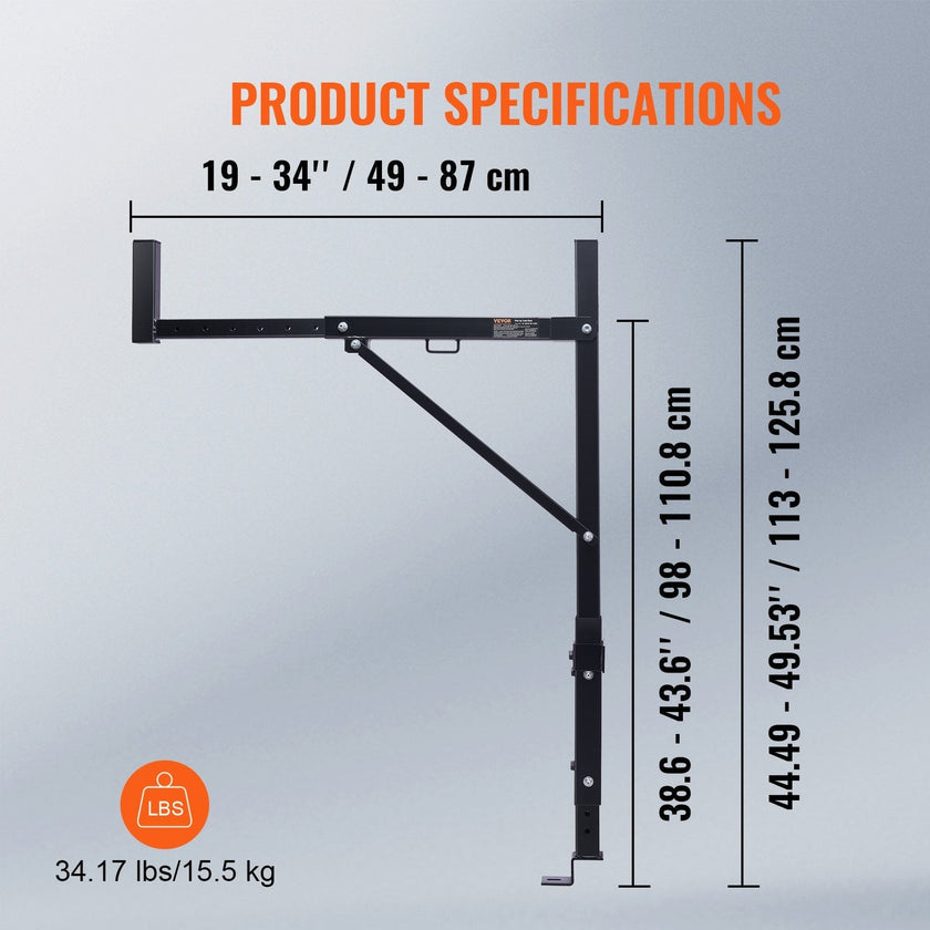 VEVOR Truck Rack Pick up Truck Ladder 19