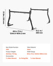 VEVOR Truck Ladder Rack Universal Cargo Rack 800 lbs Capacity for Large Cargo