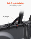 VEVOR Truck Ladder Rack Non-Drilling Bed Rack 800 lbs Capacity for Large Cargo
