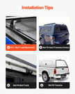 VEVOR Truck Ladder Rack Non-Drilling Bed Rack 800 lbs Capacity for Large Cargo