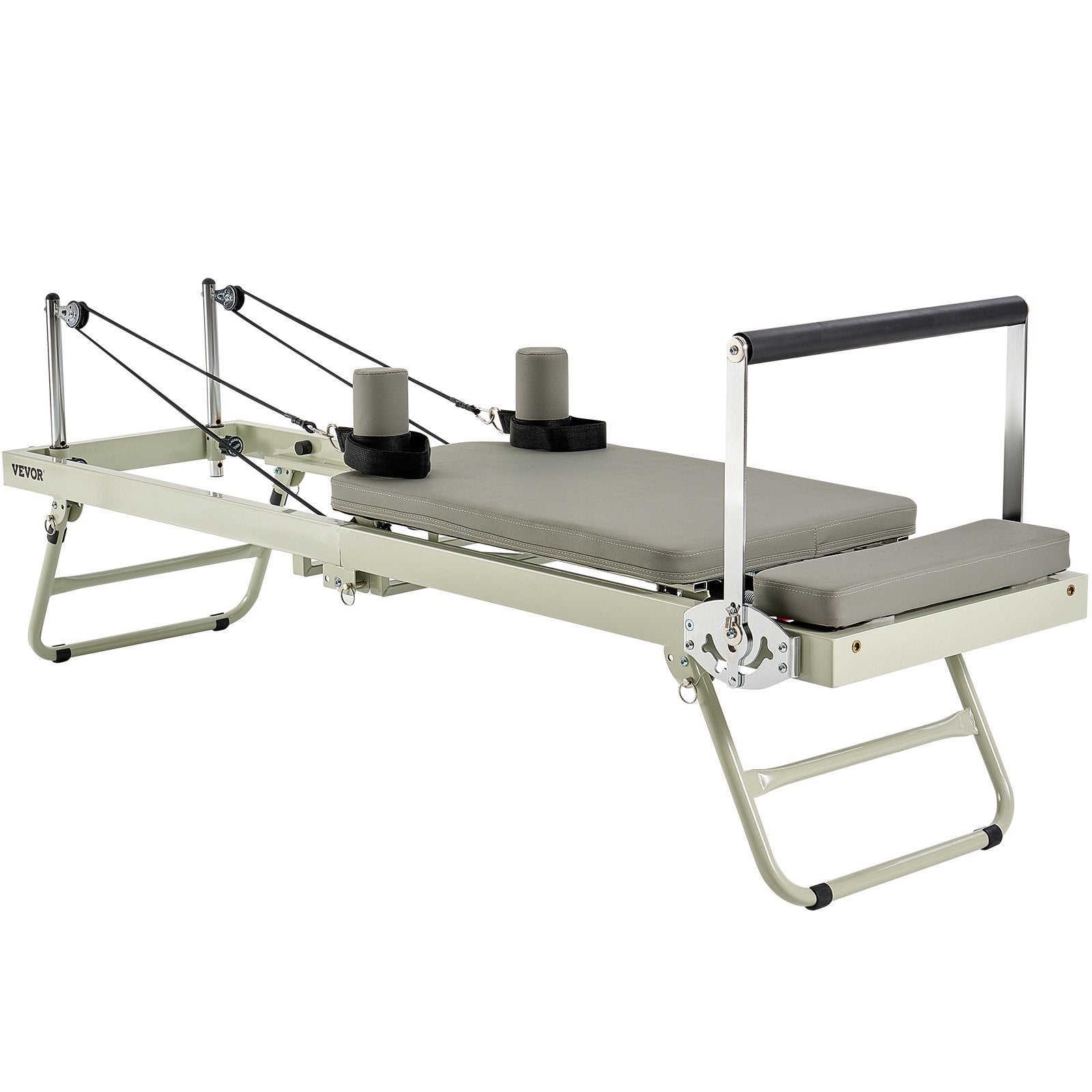 VEVOR Foldable Pilates Reformer Pilates Machine Home Gym Workout Equipment