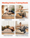 VEVOR Pilates Spine Corrector Arc Fitness Accessory Spine Exercises Rubber Wood