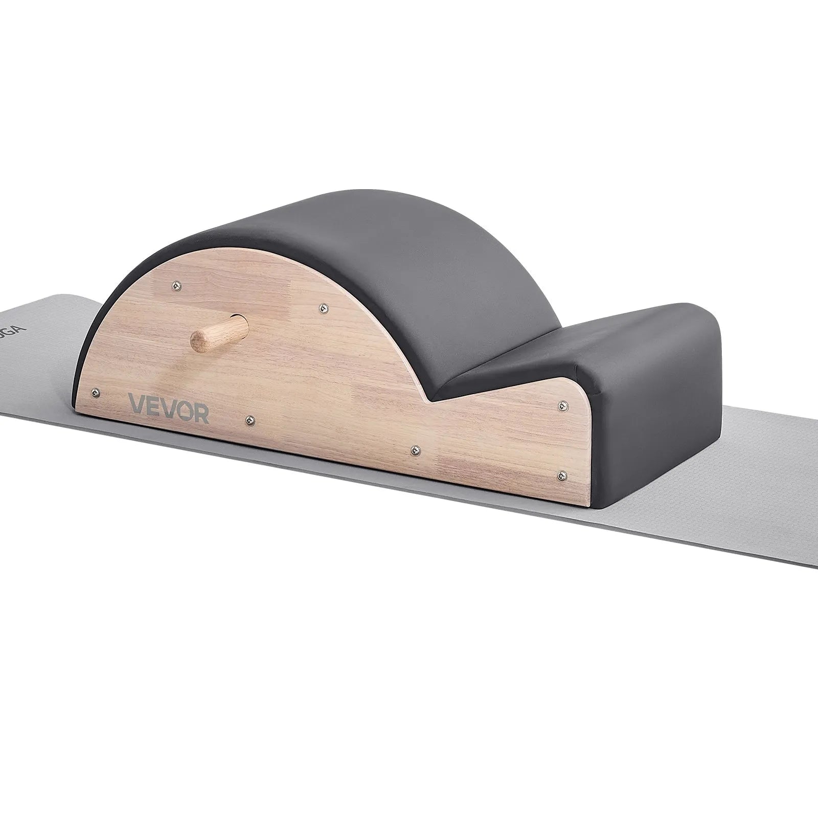 VEVOR Pilates Spine Corrector Arc Fitness Accessory Spine Exercises Rubber Wood