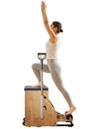 VEVOR Pilates Chair Split-Pedal Stability Combo Chairs Full-Body Workout Handle