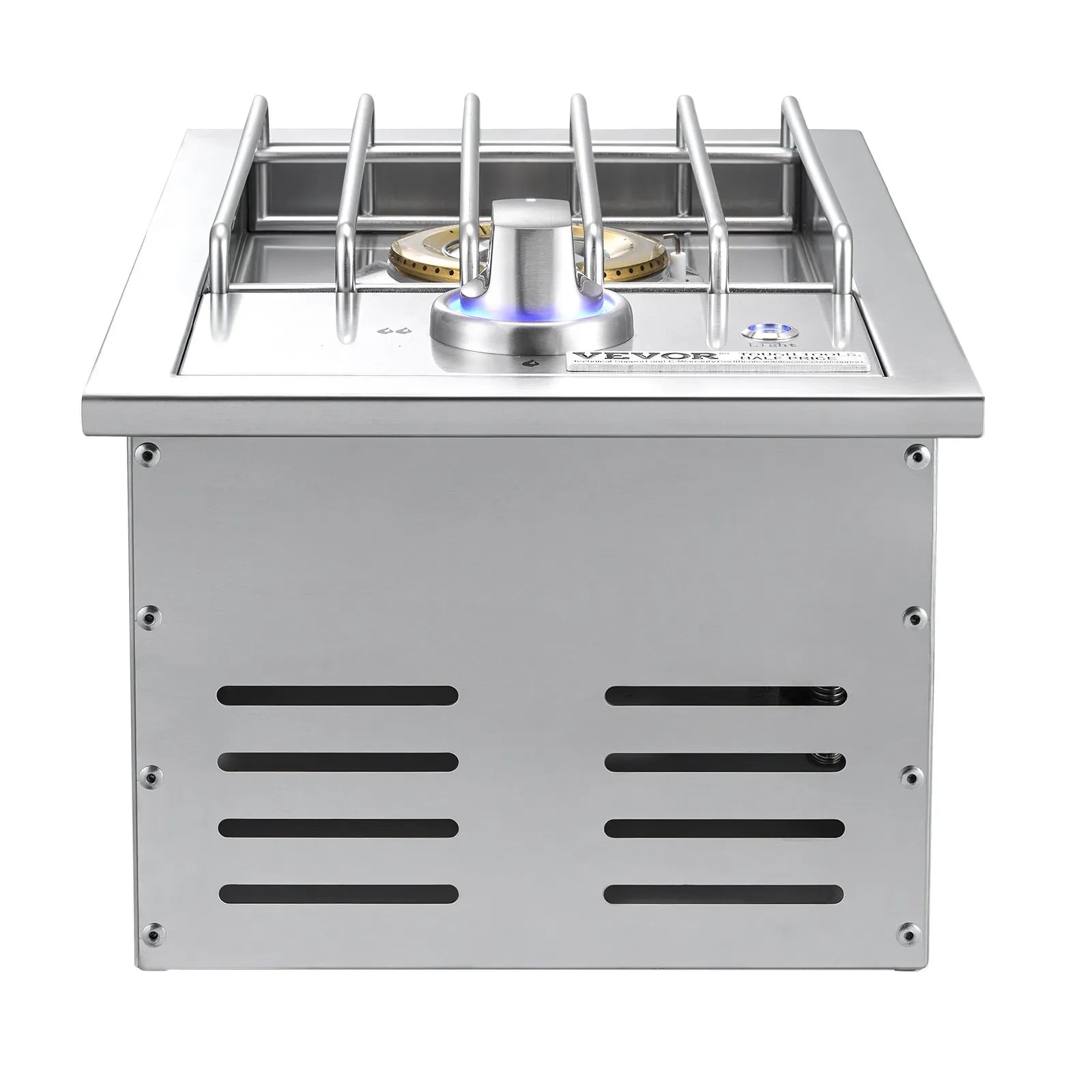 VEVOR Single Grilling Side Burner for Outdoor 17,000BTU Propane & Natural Gas