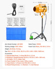 VEVOR Foam Machine Party Foam Cannon 1200 W for Birthdays Celebrations & Party