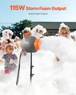 VEVOR Foam Machine Party Foam Cannon 115 W Foam Cannon for Party Grey & Orange