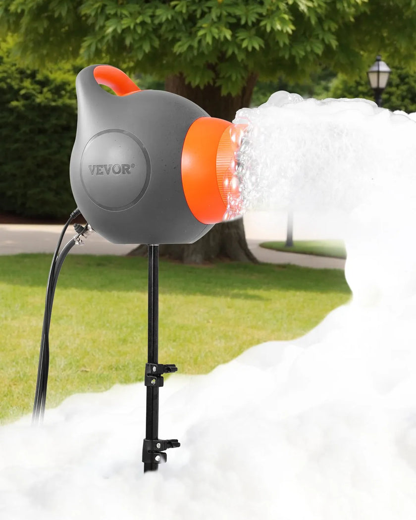 VEVOR Foam Machine Party Foam Cannon 115 W Foam Cannon for Party Grey & Orange