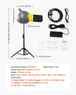 VEVOR Foam Machine Party Foam Cannon 115 W Foam Cannon for Party Grey & Yellow