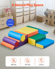 VEVOR Climbing Toys 7 Piece Foam Climbing Blocks for Toddlers and Preschoolers