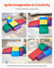 VEVOR Climbing Toys 5 Piece Foam Climbing Blocks for Toddlers and Preschoolers