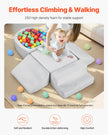 VEVOR Climbing Toys 5 Piece Foam Climbing Blocks with Ball Pit for Toddlers