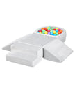 VEVOR Climbing Toys 5 Piece Foam Climbing Blocks with Ball Pit for Toddlers