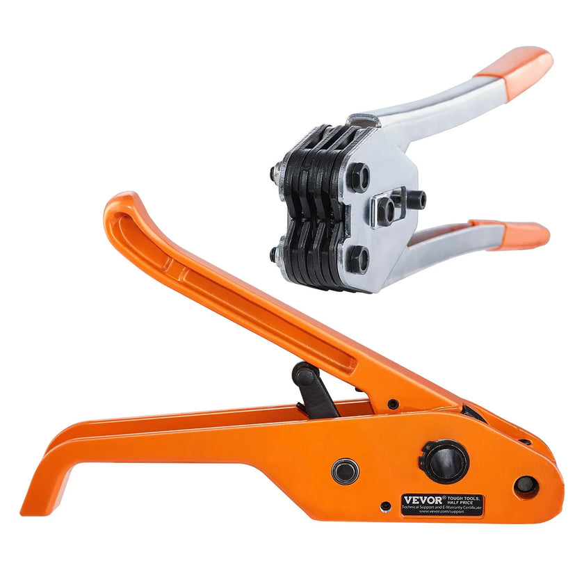 VEVOR Banding Strapping Kit with Strapping Tensioner Tool, Banding Sealer Tool, 3280 ft Length PP Band, 1000 Metal Seals, Pallet Packaging Strapping Banding Kit Banding Packaging Strapping for Packing