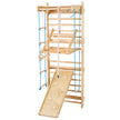 VEVOR Swedish Ladder Wall Gym 8 in 1 Wooden Indoor Playground Climbing Toys