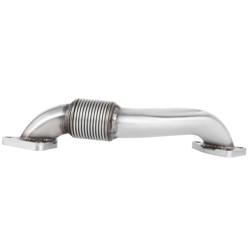 Bolt On Passenger Side Up-Pipe w/ Gaskets For LB7 LLY LBZ LMM LML 6.6L 2001-2016 Duramax