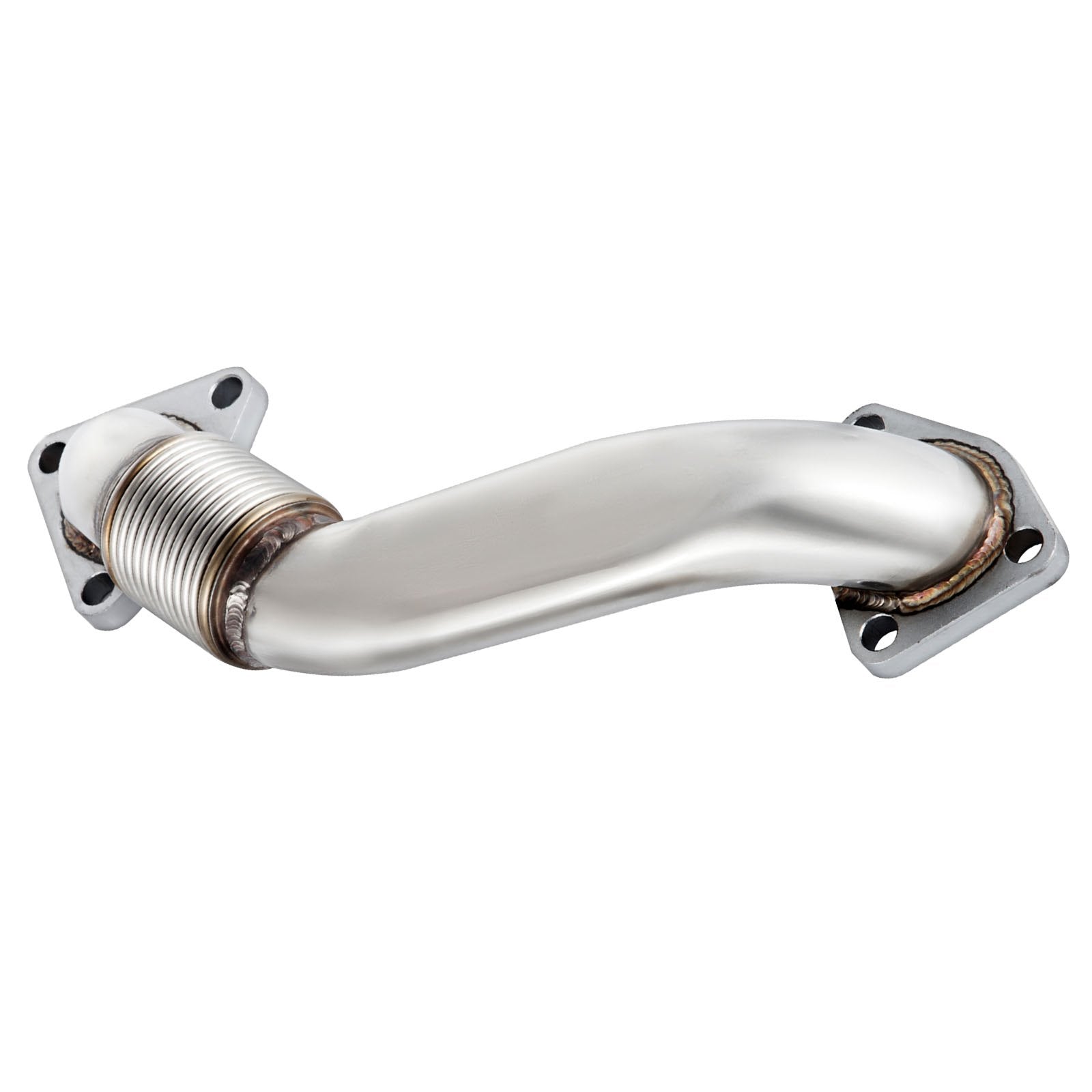 Bolt On Passenger Side Up-Pipe w/ Gaskets For LB7 LLY LBZ LMM LML 6.6L 2001-2016 Duramax