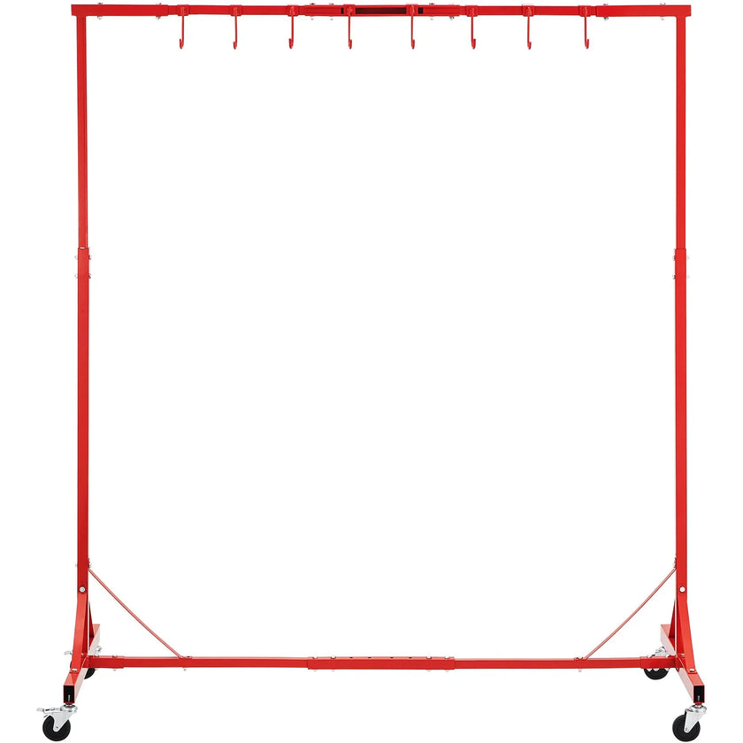 VEVOR Painting Rack Adjustable Paint Hanger 8 Hooks Auto Body Painting Stand