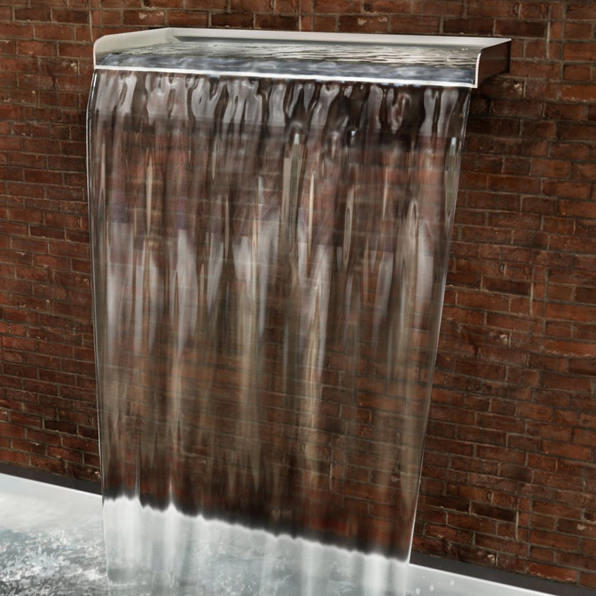 VEVOR Patiolife Pool Fountain Stainless Steel Pool Waterfall 23.6