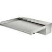 VEVOR Waterfall Blade, 30cm Stainless Steel Waterfall Spillway, Rectangular Waterfall Pool Fountain, Cascade Blade with Connector, Hose, Clamp & PTFE Tape, Water Blade for Koi Fish Pond, Water Feature
