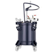 VEVOR Pressure Pot 2.5 Gallon 10 Liters Spray Paint Pressure Pot Tank with Manual Mixing Agitator Paint Tank (2.5Gal Manual)