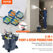 VEVOR 10L/2.5gal Spray Paint Pressure Pot Tank,  70PSI Max Air Paint Pressure Pot, Metal Rack and Leak Repair Sealant for Industry Home Decor Architecture Construction Automotive Painting