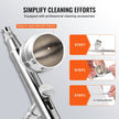 VEVOR Airbrush Gun, 0.3 mm and 0.5 mm Dual Action Gravity Feed Airbrush, Airbrush Kit with 2/7/12ml Copper Cups and Cleaning Accessories, Air Brush Gun for Painting Models, Cakes, Desserts, Nail Art