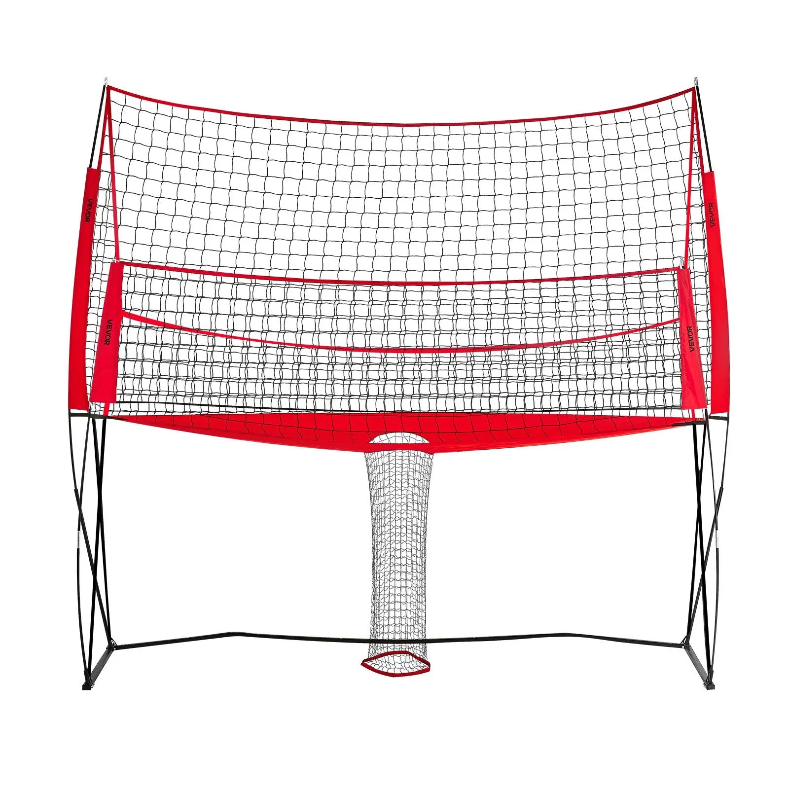 VEVOR Volleyball Training Net System Portable Practice Equipment Indoor Outdoor
