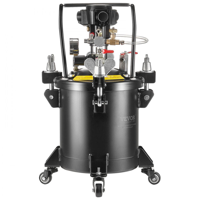 VEVOR Spray Paint Pressure Pot Tank 10 L/2.5 gal Fully Automatic Stirring 70 psi