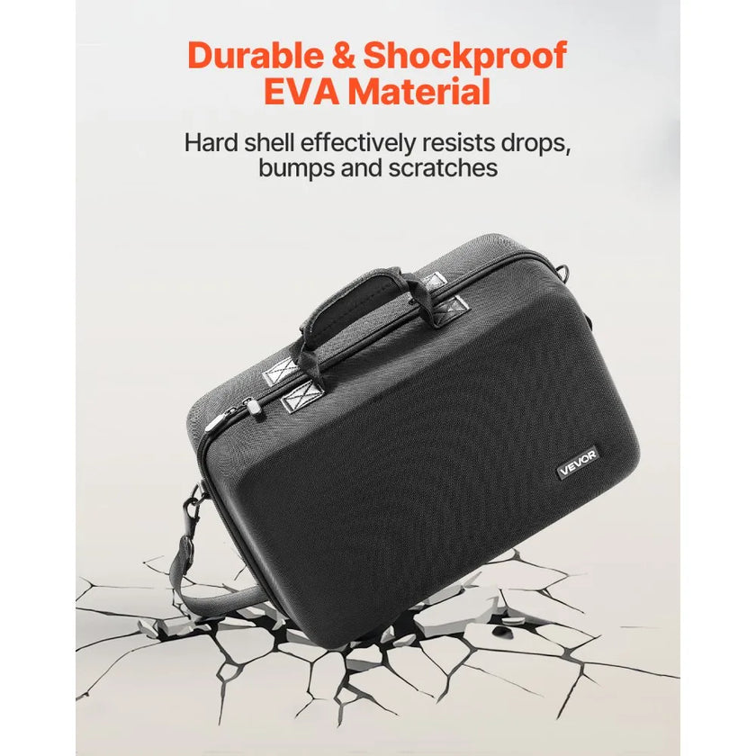 VEVOR PS5 Carrying Case Travel Bag for Playstation 5 Shockproof EVA Soft Lining