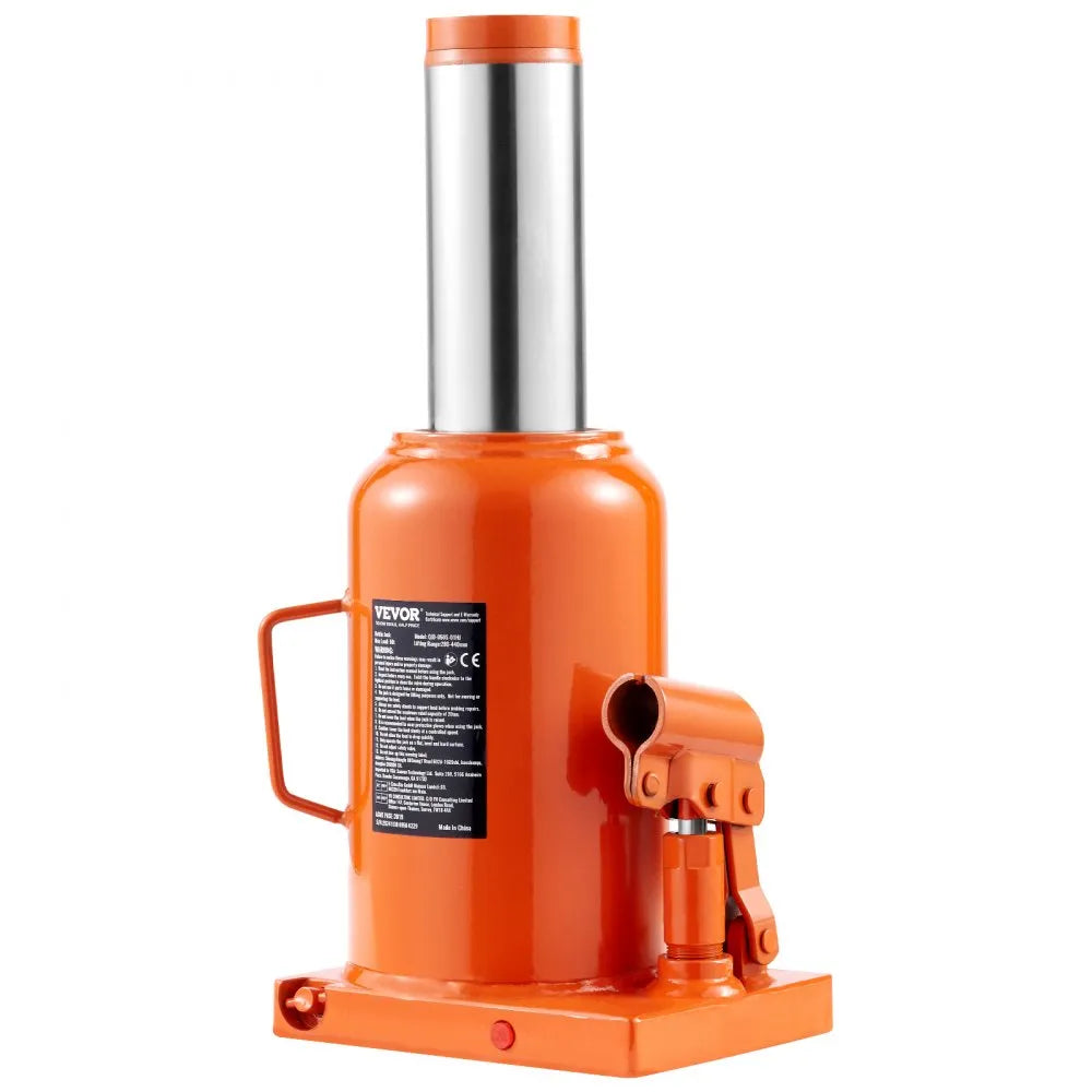 VEVOR Hydraulic Bottle Jack 50 Ton Manual High Lift Automotive Car Repair Shop
