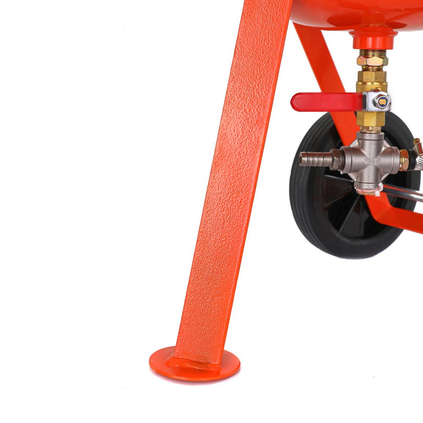 VEVOR 10 Gallon Heavy-Duty Sand Blaster, 60-110 PSI High Pressure Sandblaster, Portable Abrasive Blasting Tank, Air Sand Blasting Kit with 2 Ceramic Nozzles & 7.5ft Hose for Stain, Rust, Paint Removal