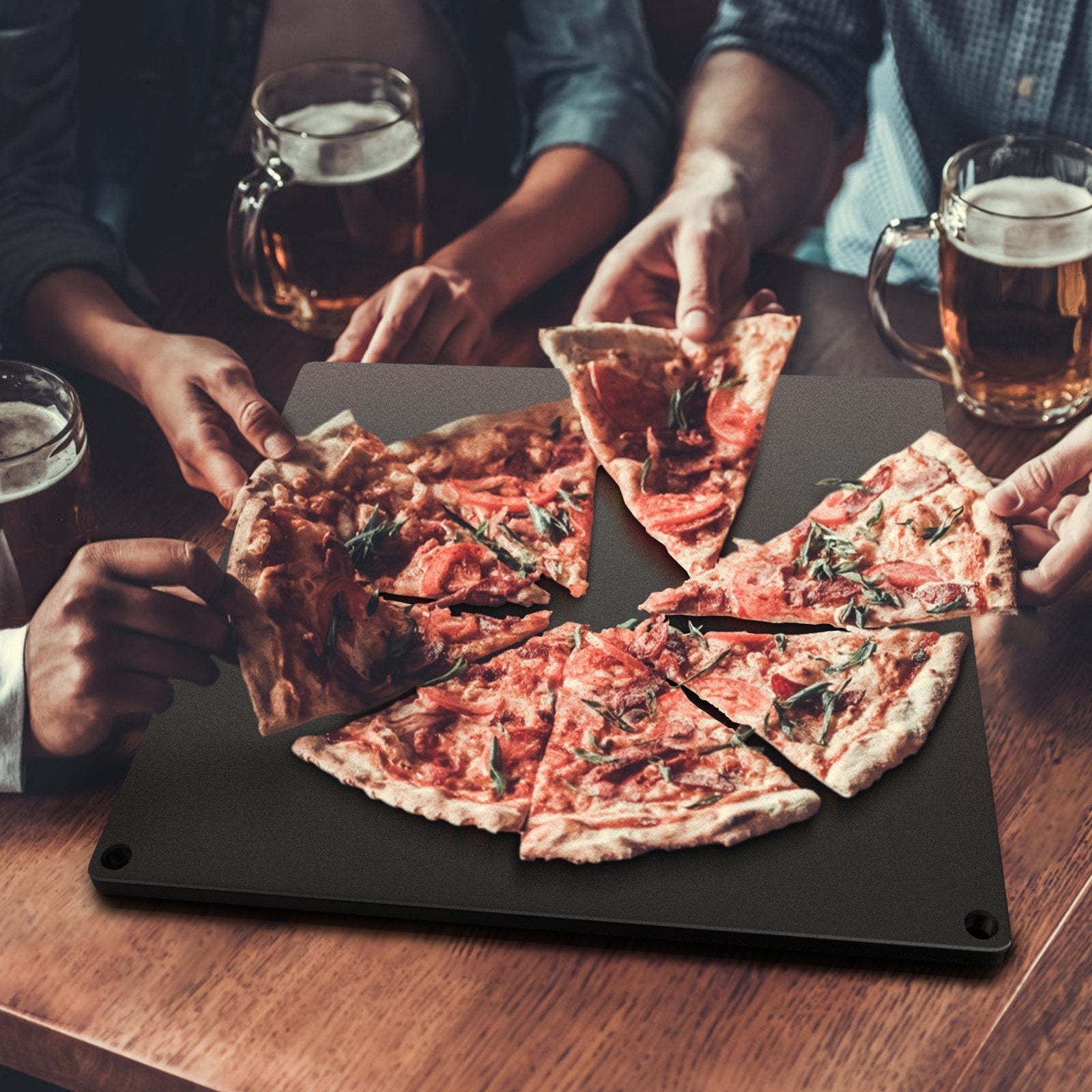 VEVOR Steel Pizza Stone, 16.1
