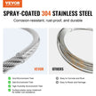 VEVOR T304 Stainless Steel Cable 1/8