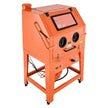 VEVOR 245 Gallon Sandblasting Cabinet with Pressurized Tank, Heavy Duty Steel Sand Blasting Cabinet on Wheels - with 32 Gallon Media Hopper & 1.6HP Dust Collector for Oversized Parts Surface Finishing
