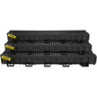 VEVOR Trench Drain System, Channel Drain with Plastic Grate, 5.8x5.2-Inch HDPE Drainage Trench, Black Plastic Garage Floor Drain, 6x39