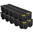 VEVOR Drainage Trench Driveway Channel Drain Kit Plastic Grate-5.8