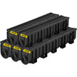 VEVOR Drainage Trench Driveway Channel Drain Kit Plastic Grate-5.8