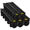 VEVOR Drainage Trench Driveway Channel Drain Kit Plastic Grate-5.8