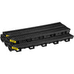 VEVOR Trench Drain System, Channel Drain with Plastic Grate, 5.8x3.1-Inch HDPE Drainage Trench, Black Plastic Garage Floor Drain, 5x39