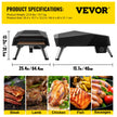 VEVOR Gas Pizza Oven, Stainless Steel Propane Pizza Oven, Gas Fire Pizza Oven with 12