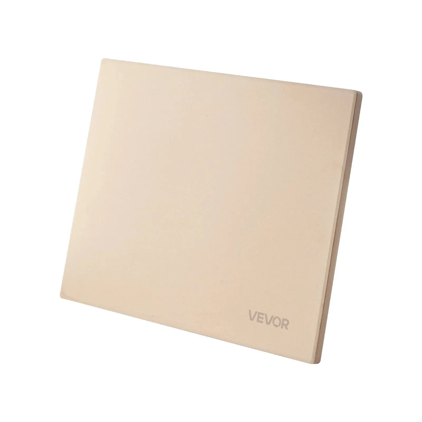 VEVOR Pizza Stone, 16 x 14 in Rectangular Cordierite Pizza Stone, Extra Large Baking-Stone with Scraper, 0.6 in Thick Heat-Resistant Cordierite, for Kitchen Oven, Baking Bread & Pizzas, BBQ Grilling