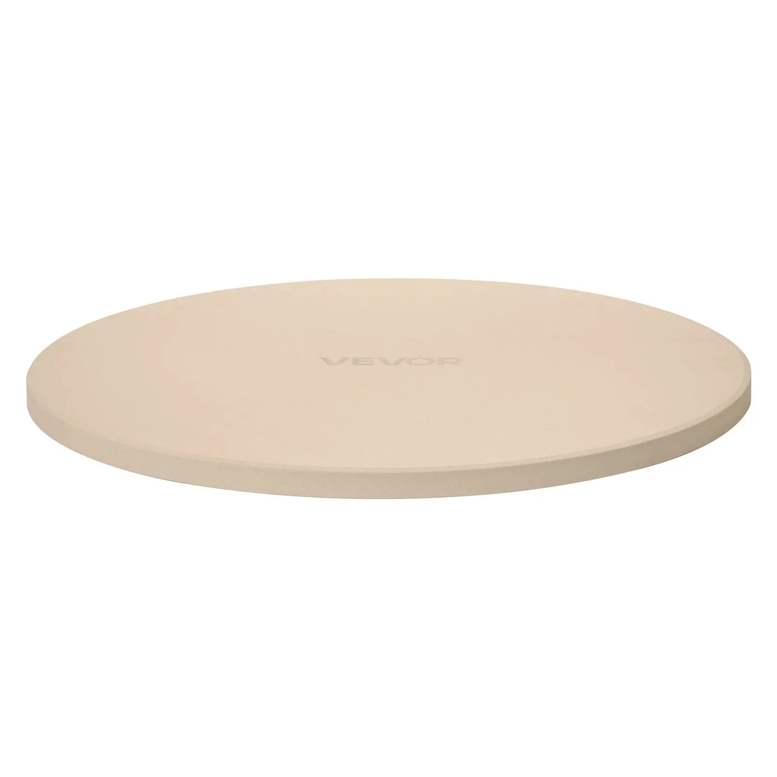 VEVOR Pizza Stone, 15 in Round Cordierite Pizza Stone, Extra Large Baking-Stone with Aluminum Peel, 0.67 in Thickness Heat-Resistant Cooking Cordierite, for Kitchen Oven, Baking Pizzas, BBQ Grilling