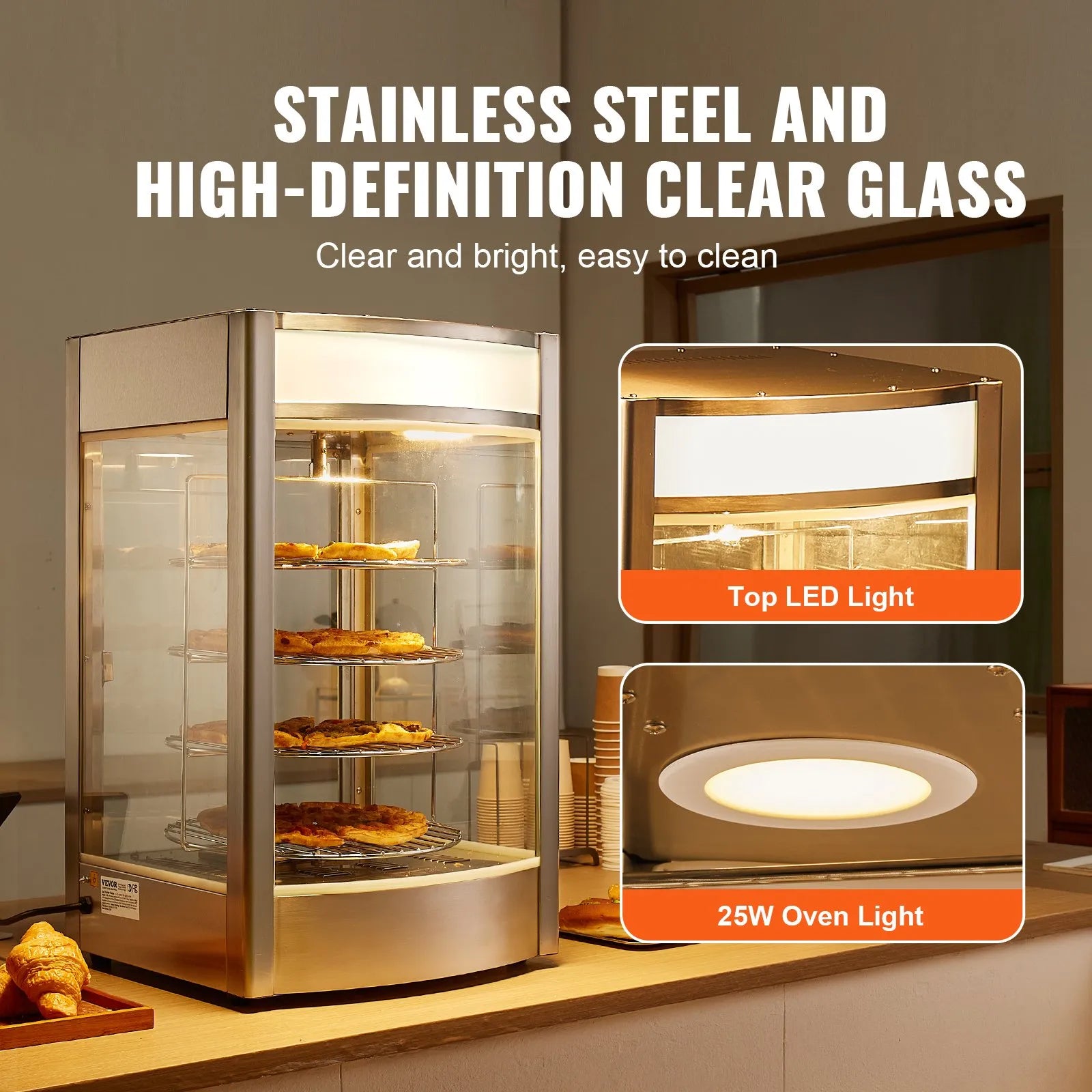 VEVOR Food Warmer Display for 14