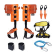 VEVOR Tree Climbing Spikes Set Climbing Spurs Alloy Steel Safety Rope Hareness