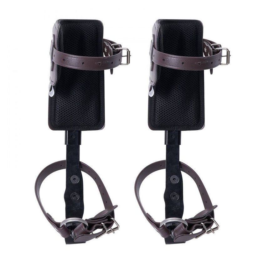 VEVOR Tree Climbing Spikes Climbing Spurs Alloy Steel Arborist Equipment Brown