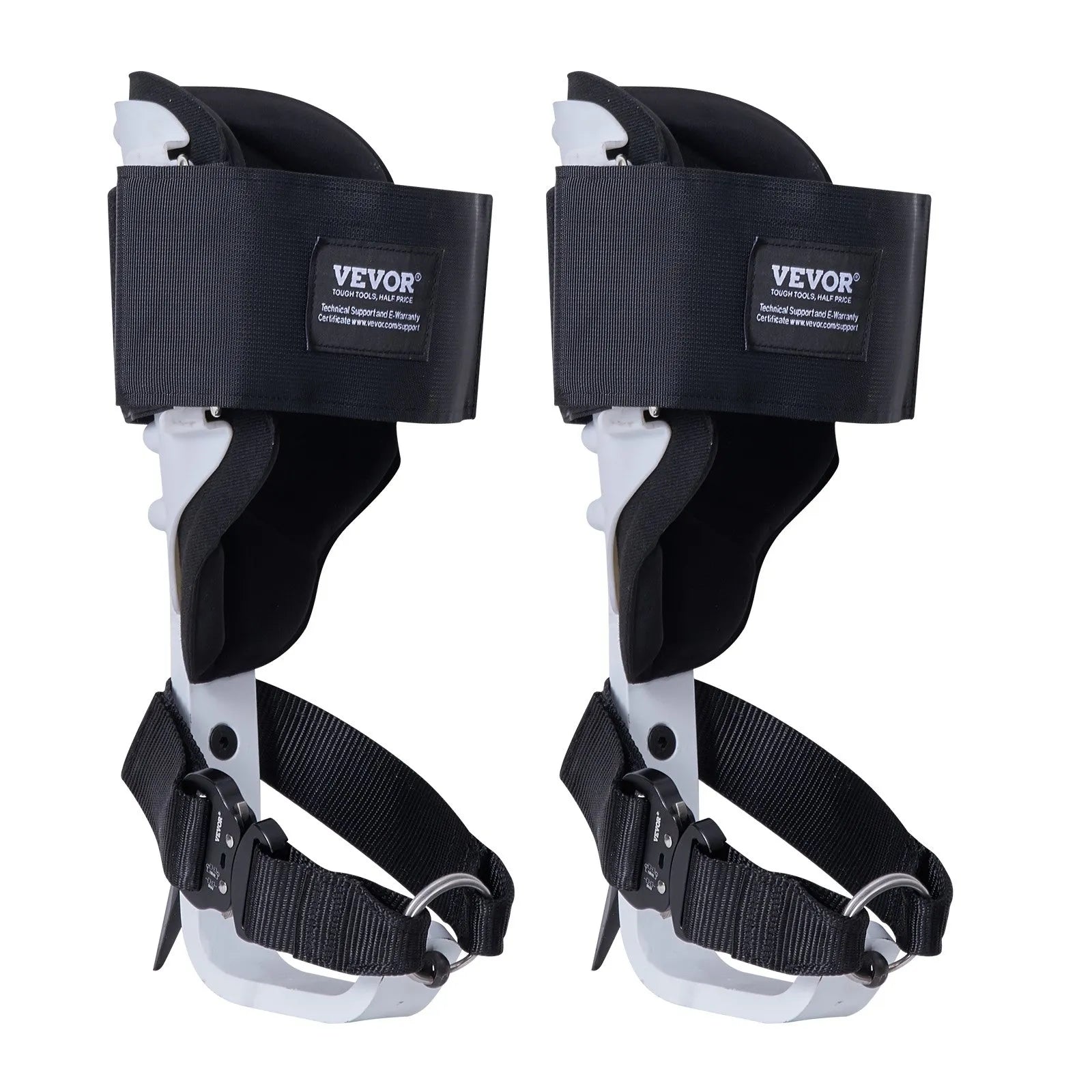 VEVOR Tree Climbing Spikes Climbing Spurs Gear Aluminum Arborist Equipment White