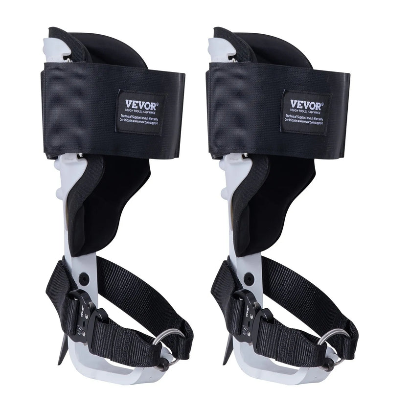 VEVOR Tree Climbing Spikes Climbing Spurs Gear Aluminum Arborist Equipment White