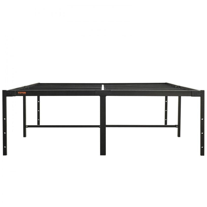 VEVOR 18 Inch Full Metal Bed Frame Platform, No Box Spring Needed, 1500 lbs Loading Capacity Embedded Heavy Duty Mattress Foundation with Steel Slat Support, Easy Assembly, Noise Free
