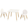 VEVOR Kids Table and 2 Chairs Set, Toddler Table and Chair Set, Children Multi-Activity Table for Art, Craft, Reading, Learning
